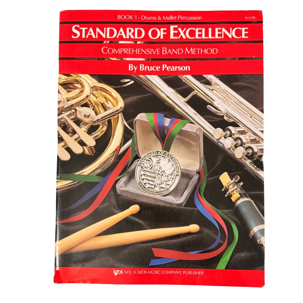 Standard of Excellence Book 1 Drums & Mallet Percussion Bruce Pearson W21PR